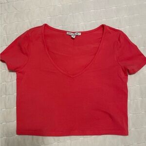 Express women one eleven v-Neck crop top size medium